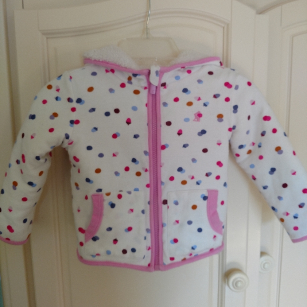 Girls cotton reversible jacket